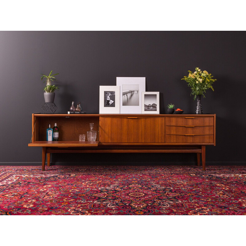 Teak vintage german sideboard, 1960s