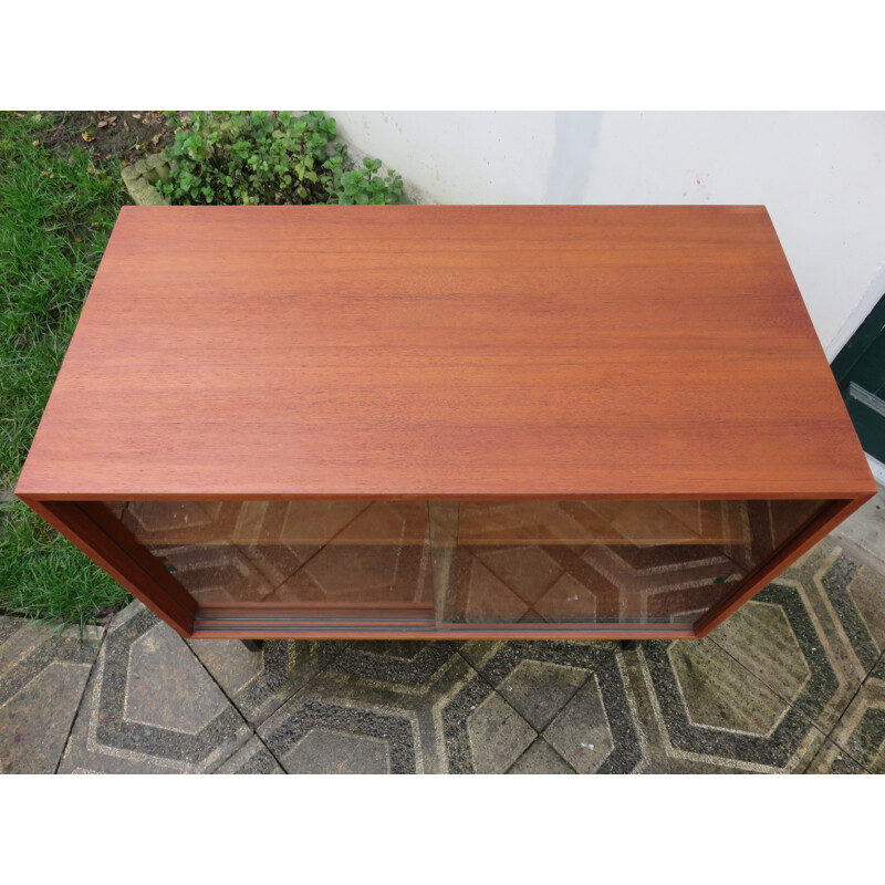 Vintage Scandinavian sideboard in teak and steel - 1960s