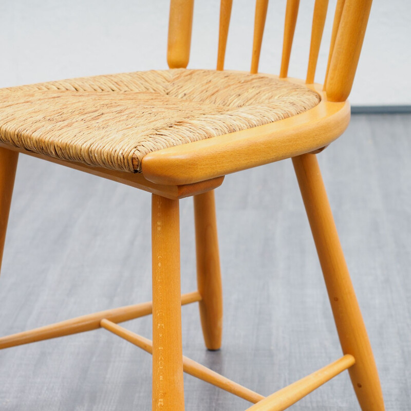 Set of 4 vintage dining chairs by Arno Lambrecht for WK Möbel