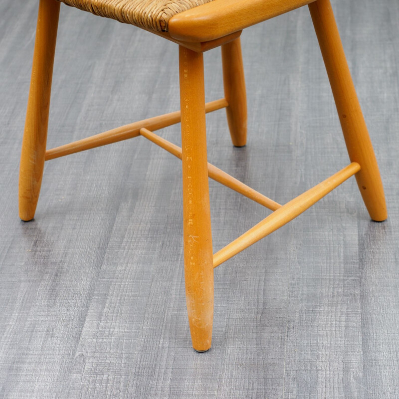 Set of 4 vintage dining chairs by Arno Lambrecht for WK Möbel