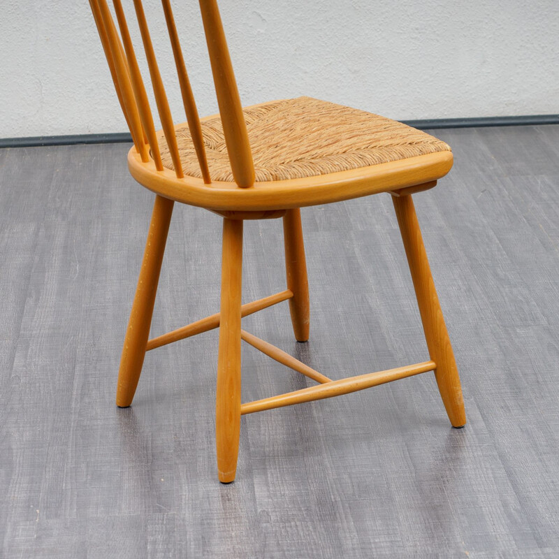 Set of 4 vintage dining chairs by Arno Lambrecht for WK Möbel