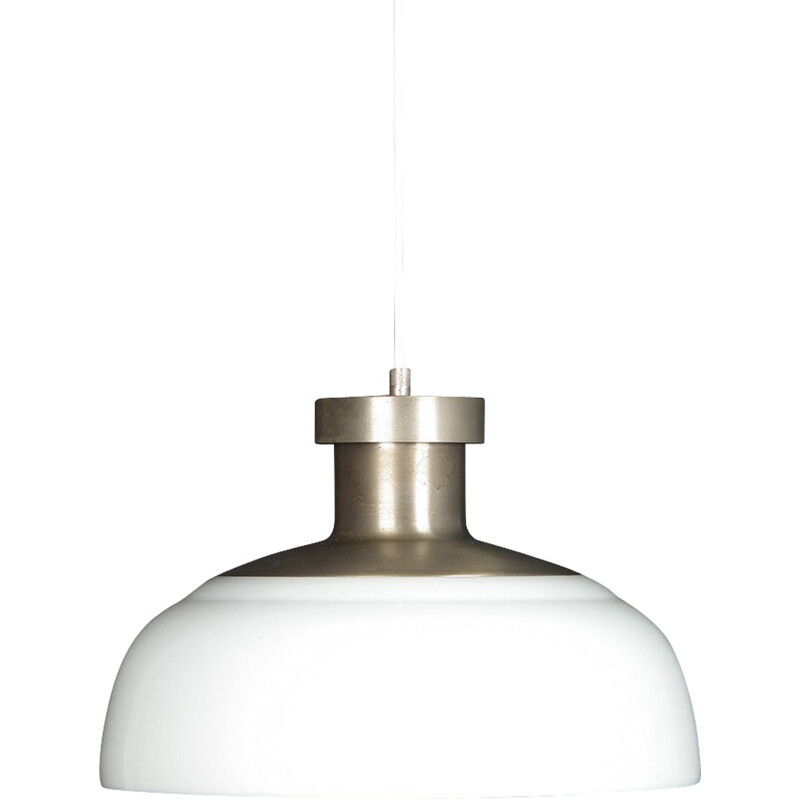 Kartell hanging lamp "4017" in plastic and metal, Achille CASTIGLIONI - 1960s