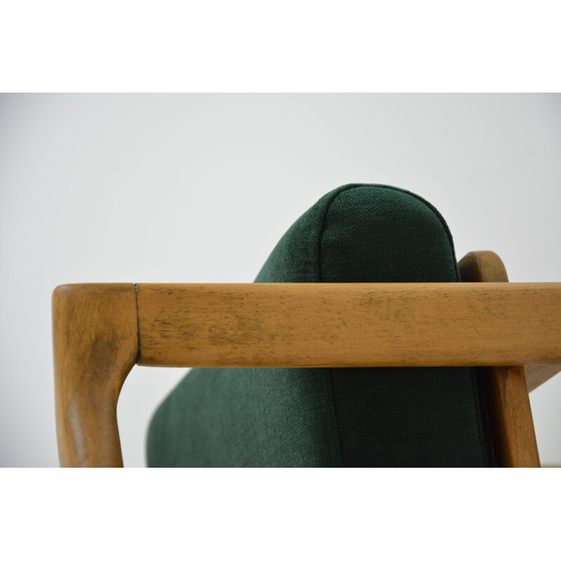Vintage BZ armchair, fir green, 1970