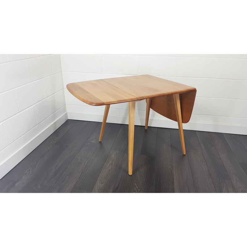 Vintage drop leaf dining table by Lucian Ercolani for Ercol, 1960s