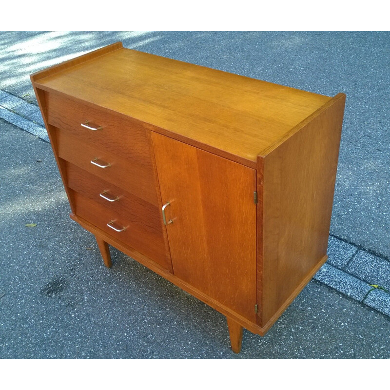 Buffet vintage chêne doré, 1950