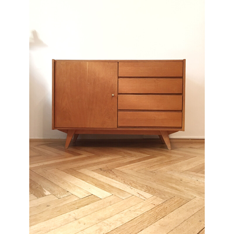 Vintage dressoir U-458 van Jiri Jiroutek voor Interier Praha, 1960