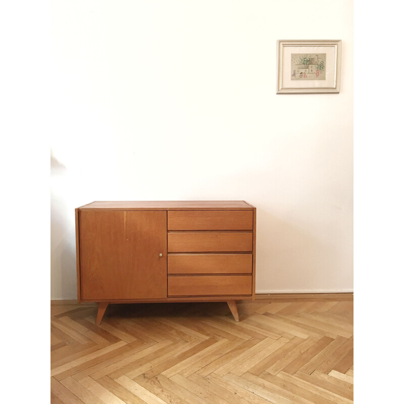 Vintage sideboard U-458 by Jiri Jiroutek for Interier Praha, 1960s