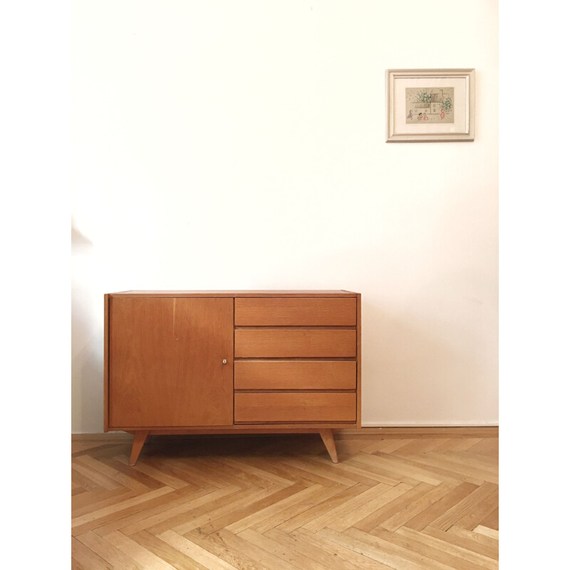 Vintage sideboard U-458 by Jiri Jiroutek for Interier Praha, 1960s