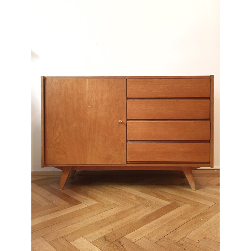 Vintage sideboard U-458 by Jiri Jiroutek for Interier Praha, 1960s