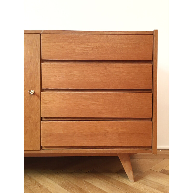 Vintage dressoir U-458 van Jiri Jiroutek voor Interier Praha, 1960