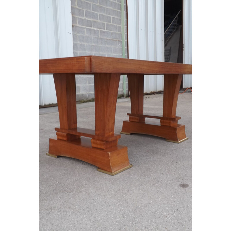 Vintage table by Alfred Porteneuve in rosewood, 1940