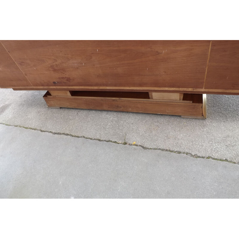 Vintage sideboard by Alfred Porteneuve in Indian rosewood and pear tree, 1940