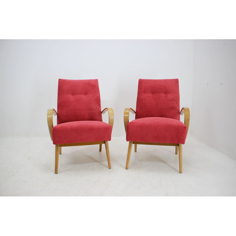 Pair of vintage armchairs by Jaroslav Smidek, 1960s