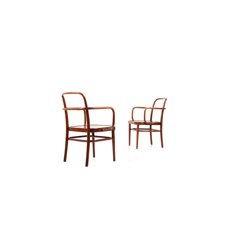 Pair of chairs by Gustav Adolf Schneck for Thonet, 1925