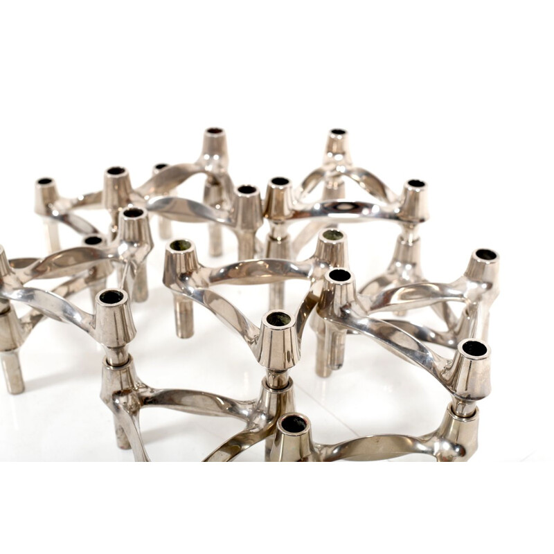 Ensemble Vintage de 11 chandeliers De Fritz Nagel et Ceasar Stoffi