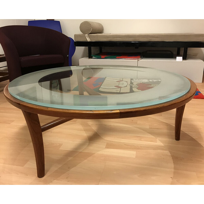 Vintage teak coffee table, North America 1960