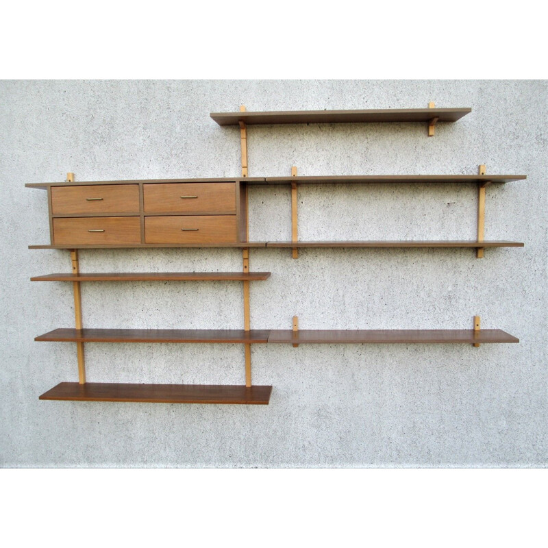 Vintage wall shelves, Royal System, 1960