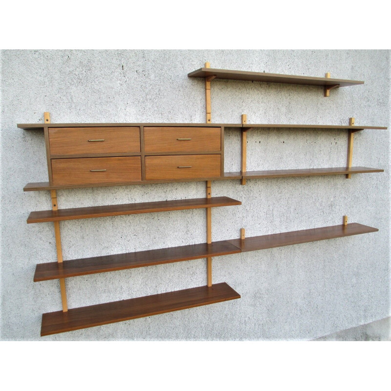 Vintage wall shelves, Royal System, 1960