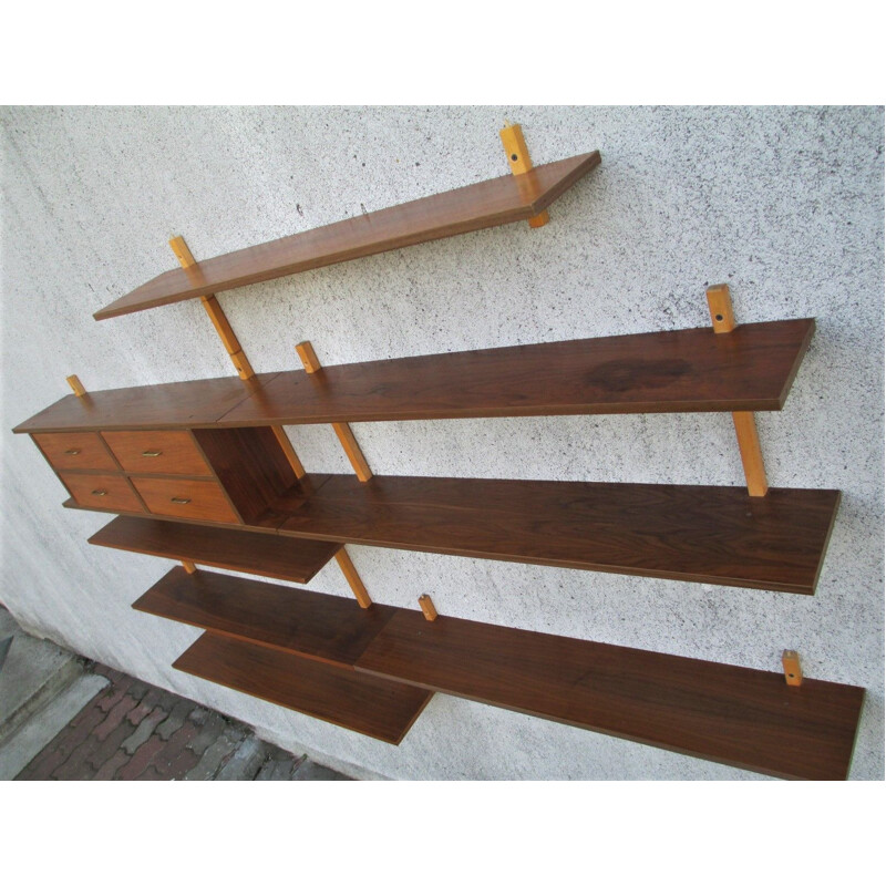 Vintage wall shelves, Royal System, 1960