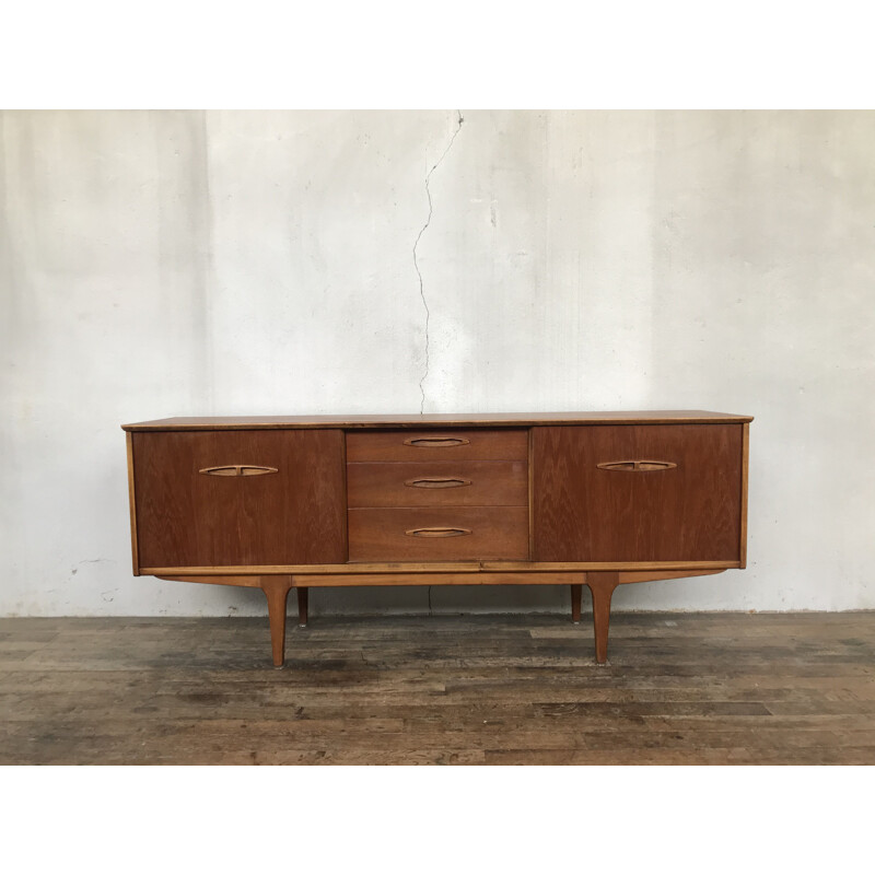 Vintage Scandinavian teak sideboard by Jentique 1950