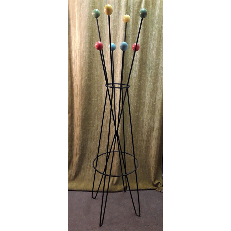 Vintage coat rack by Roger Feraud, 1960