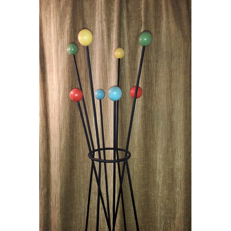 Vintage coat rack by Roger Feraud, 1960