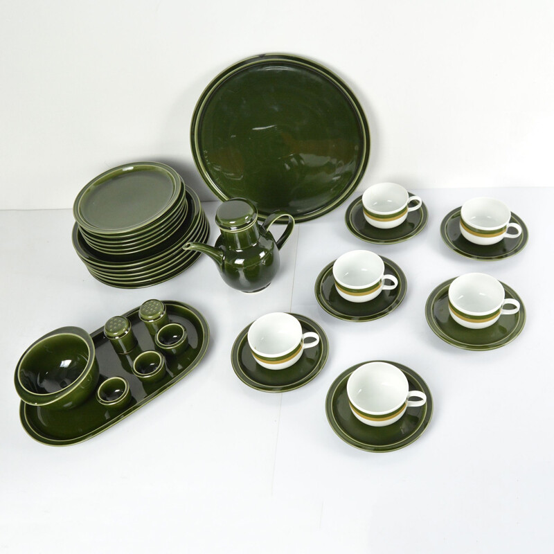 Vintage green porcelain service for Melitta , Germany, 1960s