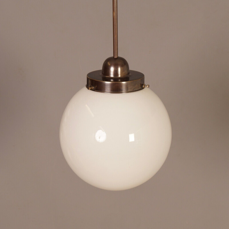 Vintage Giso pendant light by W.H. Gispen for Gispen, 1930s