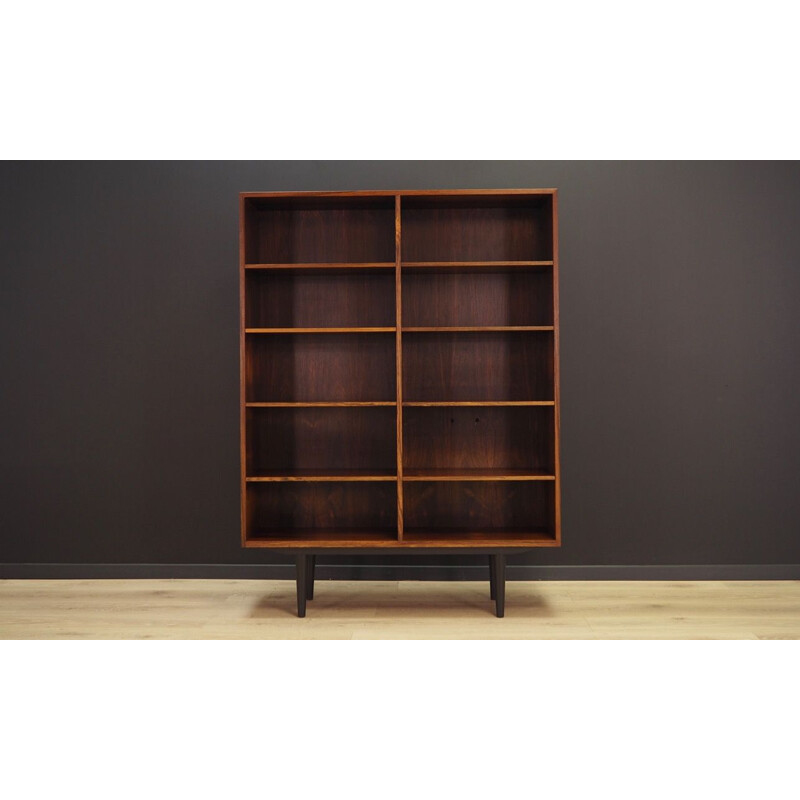 Vintage rosewood bookcase, 1960-70s