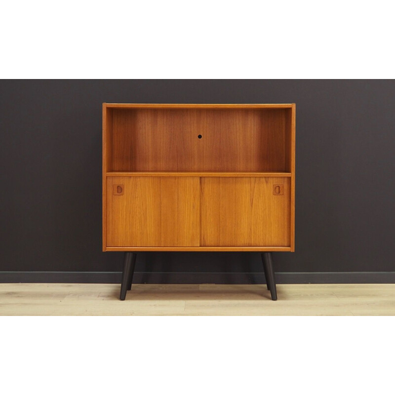 Vintage teak bookcase, Denmark, 1960-70s