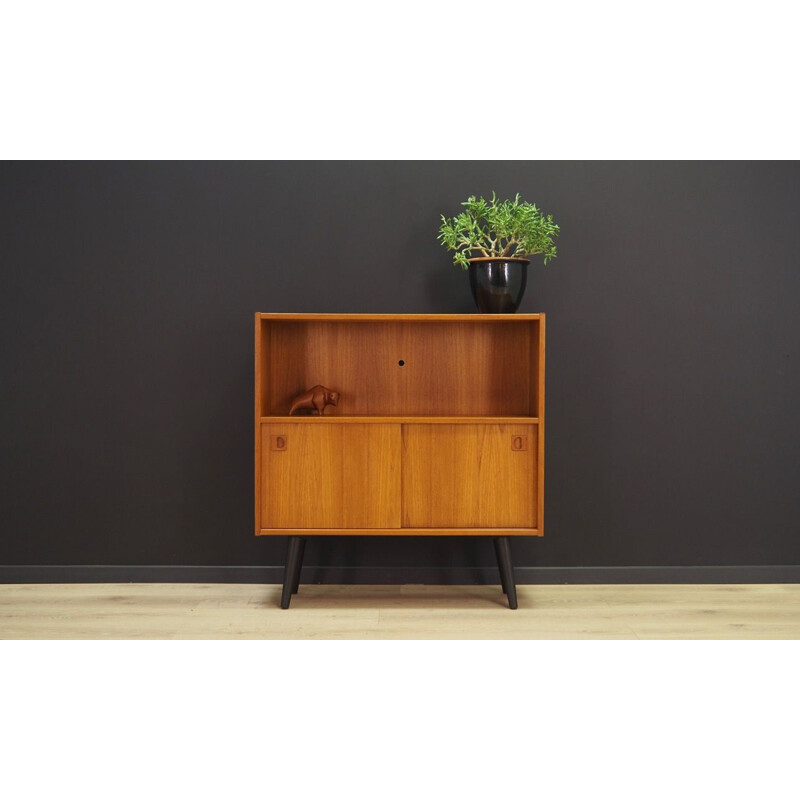 Vintage teak bookcase, Denmark, 1960-70s