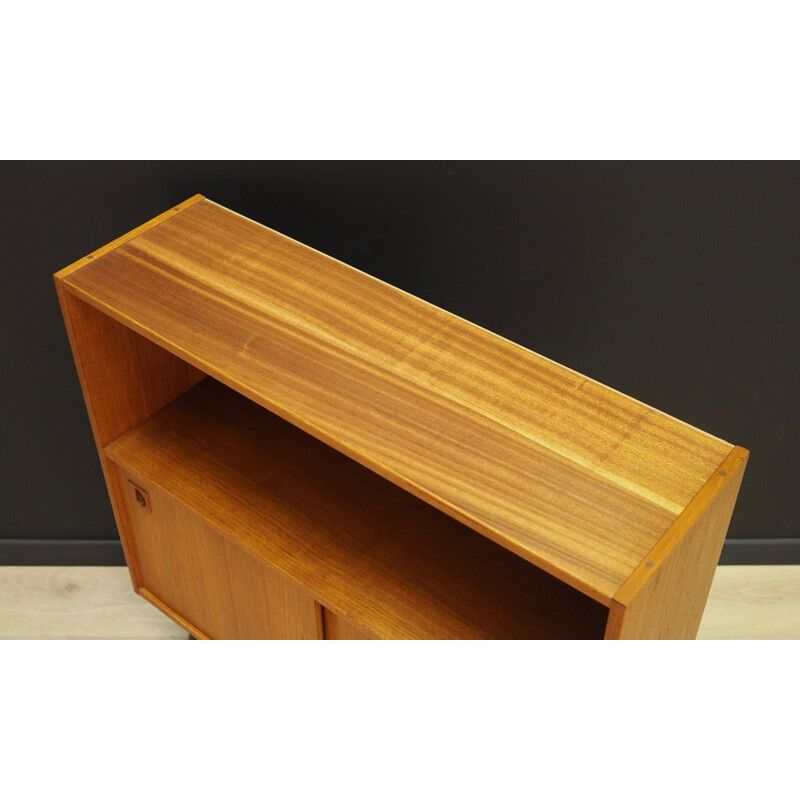 Vintage teak bookcase, Denmark, 1960-70s