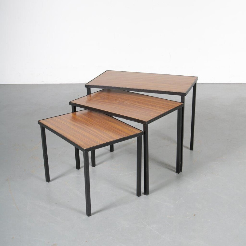 Vintage nesting tables, Netherlands, 1950s