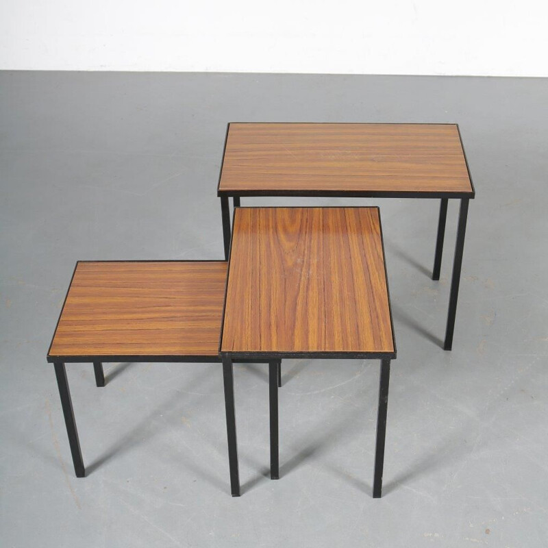 Vintage nesting tables, Netherlands, 1950s