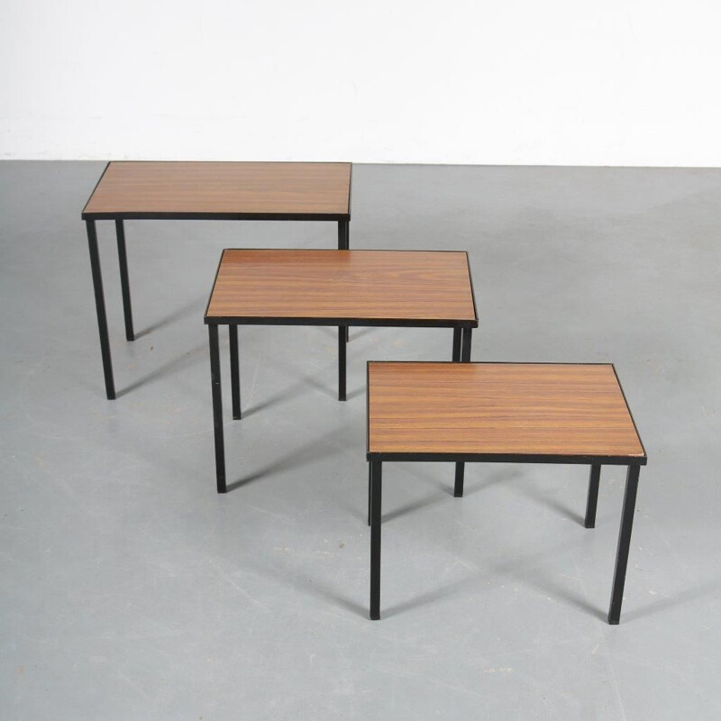 Vintage nesting tables, Netherlands, 1950s