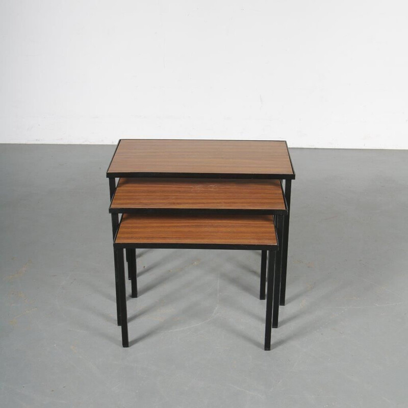 Vintage nesting tables, Netherlands, 1950s