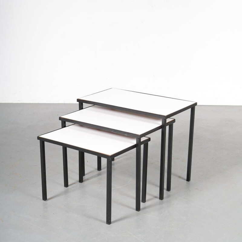 Vintage nesting tables, Netherlands, 1950s