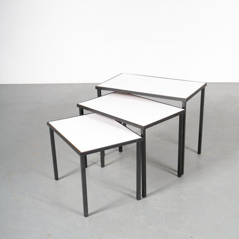 Vintage nesting tables, Netherlands, 1950s