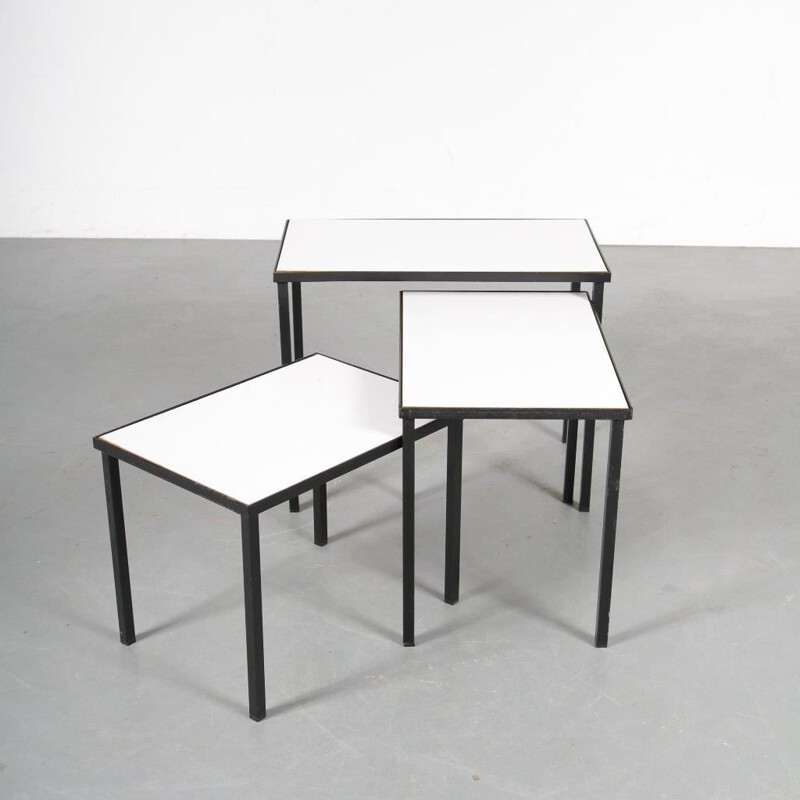 Vintage nesting tables, Netherlands, 1950s