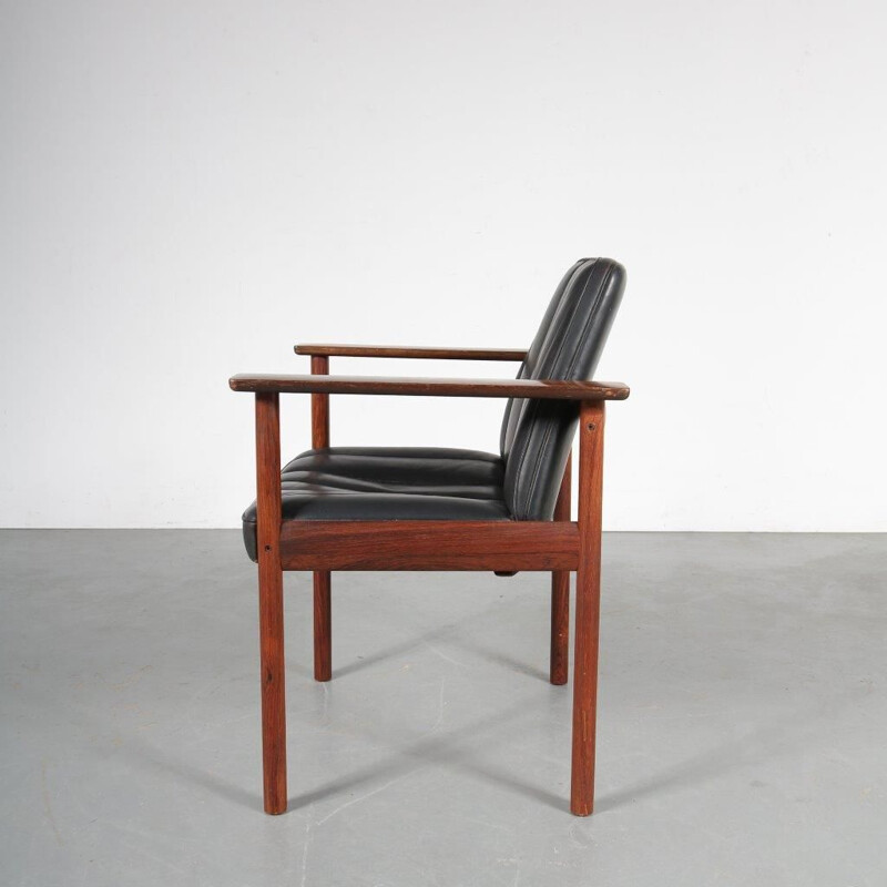 Vintage pair of lounge chair by Sven Ivar Dysthe for Dokka Mobler, 1960