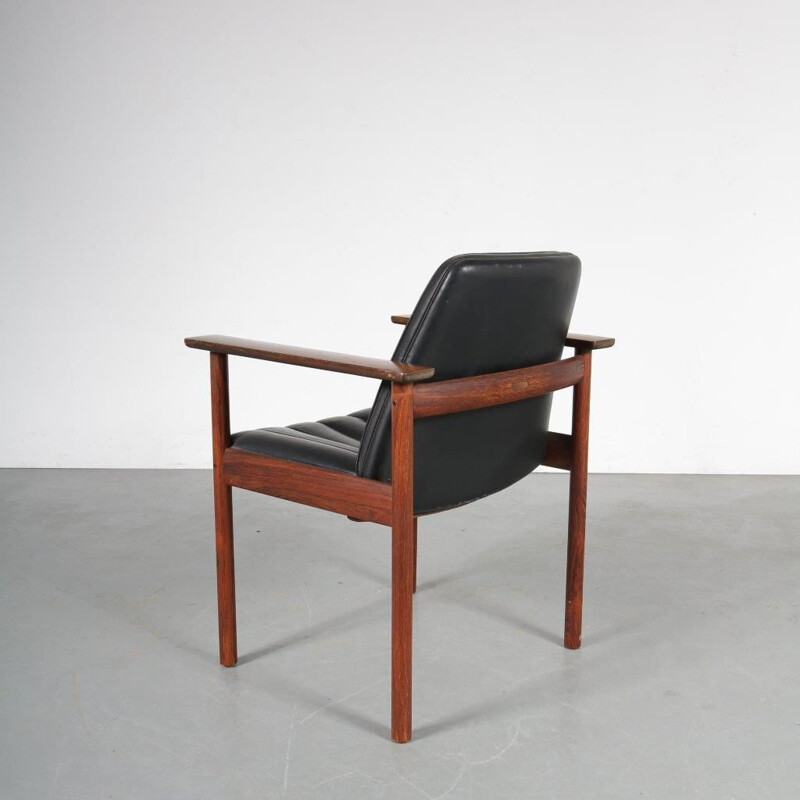 Vintage pair of lounge chair by Sven Ivar Dysthe for Dokka Mobler, 1960