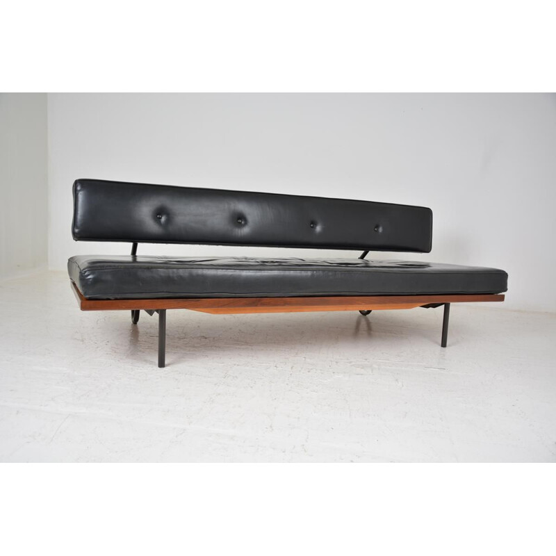 Vintage convertible sofa EA 616 by Ernst Ambuhler for Téo Jacob, 1957