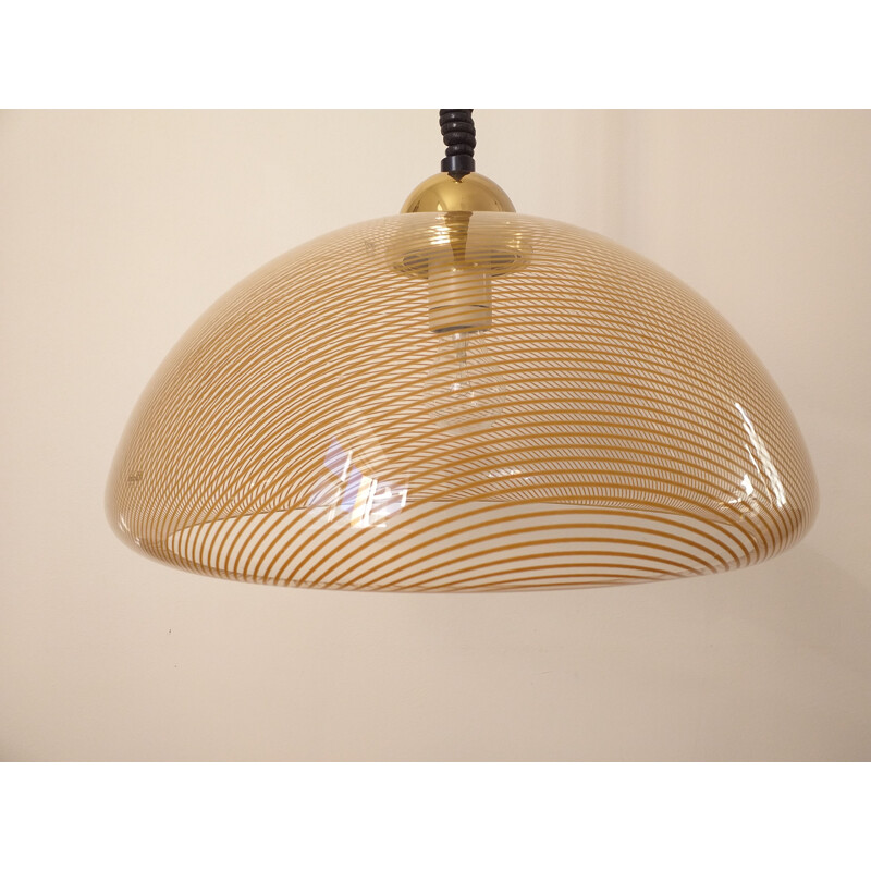 Vintage hanging lamp by Harvey Guzzini, Italy, 1970s