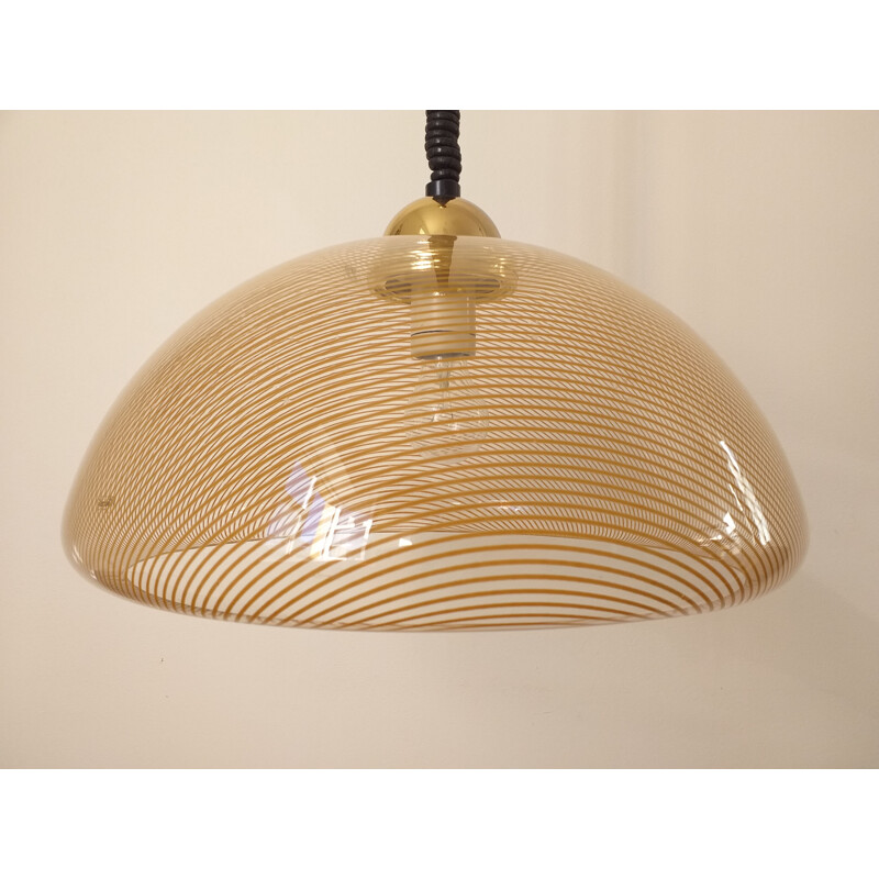 Vintage hanglamp van Harvey Guzzini, Italië, 1970