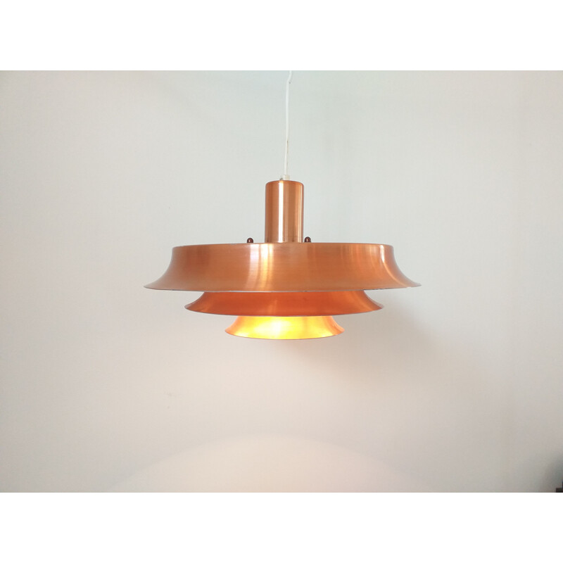 Vintage hanging lamp in the style of Jo Hammerborg, Denmark, 1960s