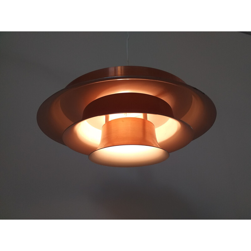 Vintage hanging lamp in the style of Jo Hammerborg, Denmark, 1960s