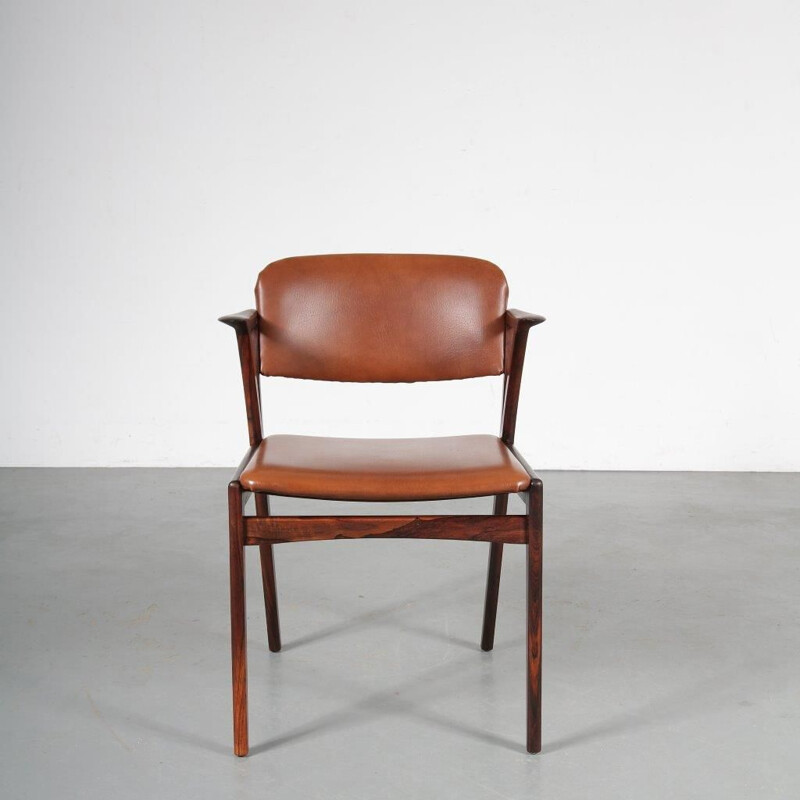 Set of 4 vintage dining chairs in rosewood by Bovenkamp, 1950 