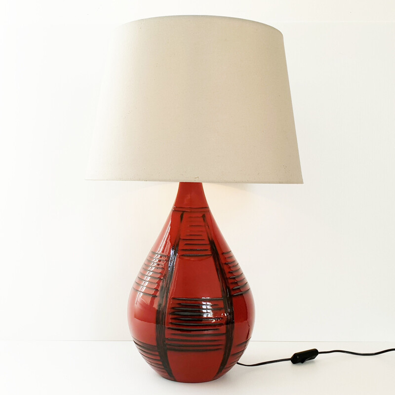 Lampe de table vintage italienne, 1950 