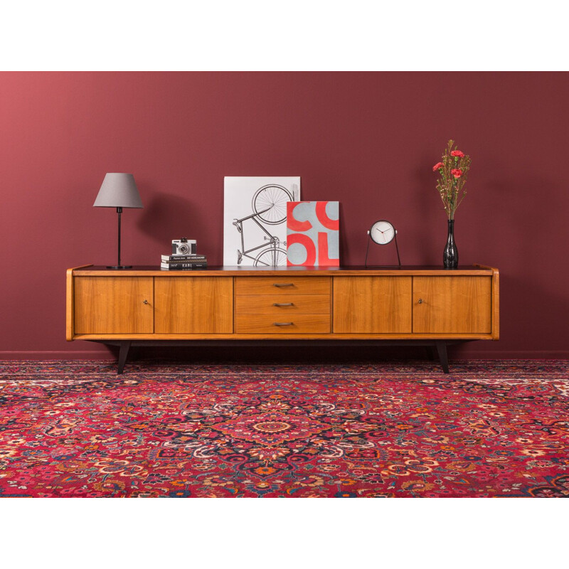 Vintage walnut sideboard, Germany, 1950s