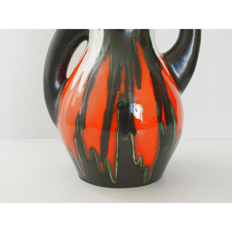 Vintage-Vase aus Keramik von Gustave Asch, 1950